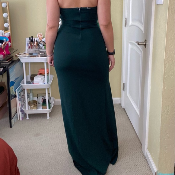 Windsor forest green formal gown - Picture 6 of 10